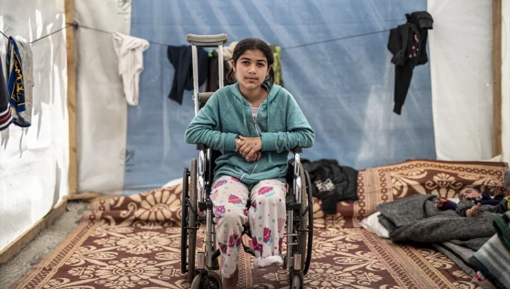 İsrail’in Gazze Şeridi’ndeki saldırıda ailesini ve bacağını kaybeden Filistinli çocuk protez bacak hayali kuruyor