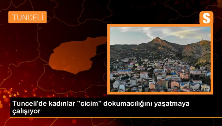 Tunceli’de Açılan Kursla Kadınlar Kaybolmaya Yüz Tutmuş El Dokumalarını Gelecek Nesillere Aktarıyor