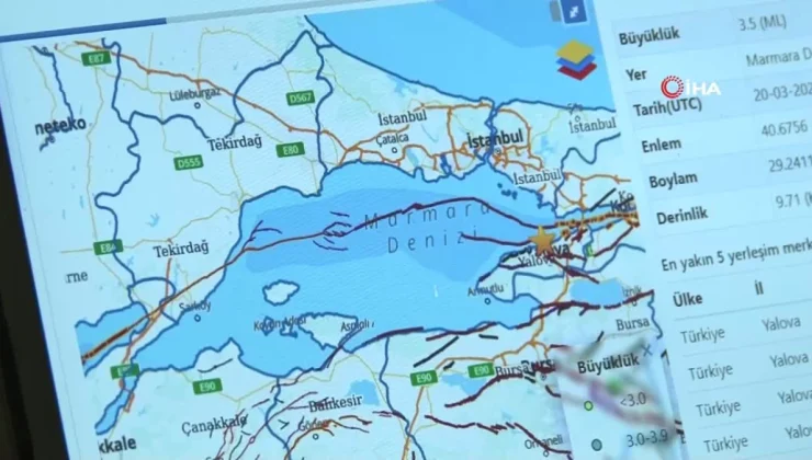 Yalova’daki deprem Kuzey Anadolu fay hattının Marmara Denizi içerisindeki koluna sıçrama yapabilir