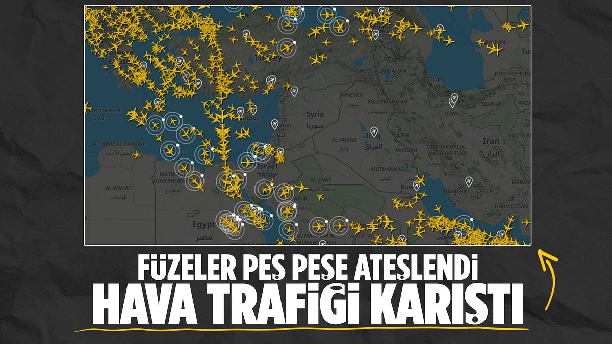 İran’dan İsrail’e füze saldırısı sonucu birçok ülke hava sahasını kapattı