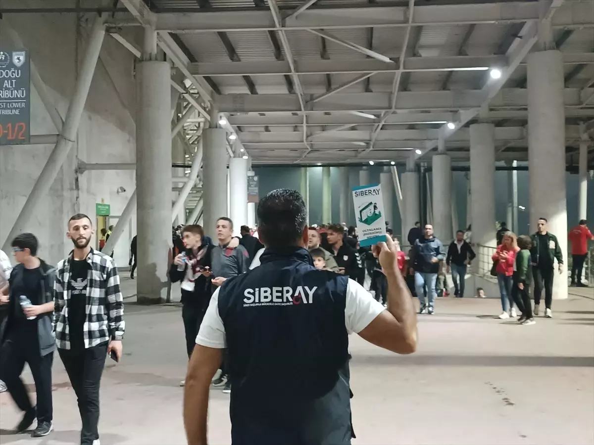 Türkiye-Karadağ Maçında Siberay Farkındalığı