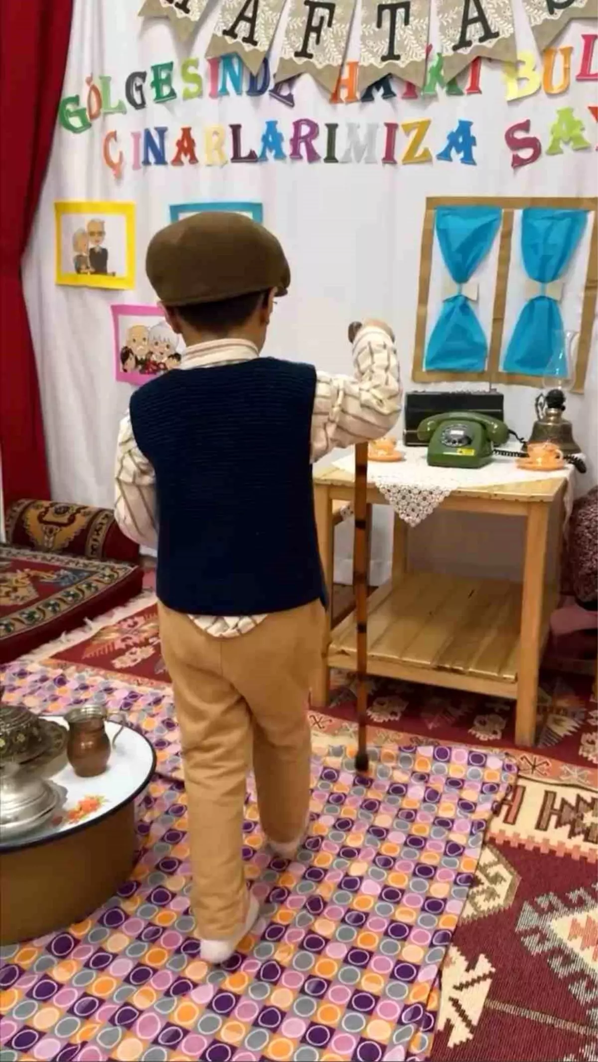 Sincan’da Miniklerden Yaşlılar Haftası’na Özel Etkinlik